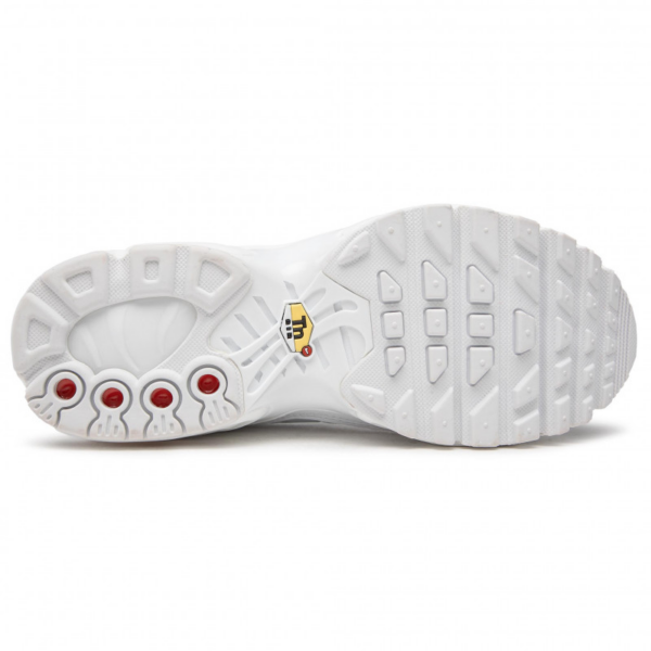 Giày Nike Air Max Plus GS 'White Metallic Silver' CW7044-100 - Ảnh 7