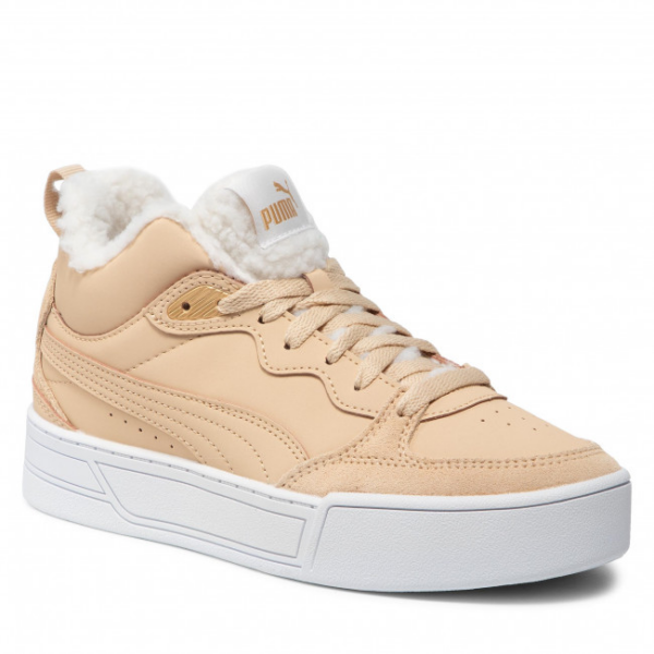 Giày Puma Skye Demi Teddy Pebble Pebble White Gold 381151-02 - Ảnh 2