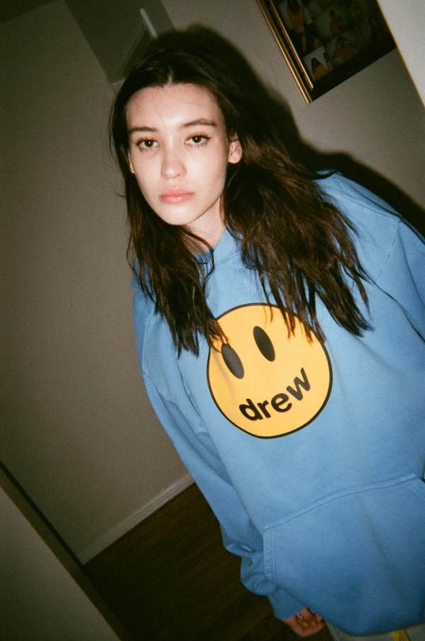 Áo Drew House Mascot Hoodie Sky Blue - Ảnh 7