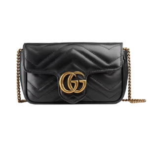 Túi Gucci GG Marmont Matelassé Black Chevron Leather 476433-DTDCT-1000