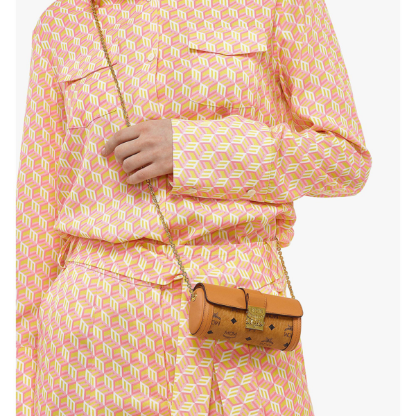 Túi MCM Tracy Cylinder Bag in Visetos MYZBSXT01CO001 - Ảnh 2