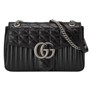 Túi Gucci GG Marmont Medium Shoulder Black Leather ‎443496-UM8AN-1000