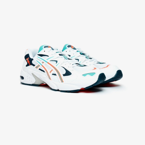 Giày Asics Gel Kayano 5 OG 'White Turq Coral' 1021A280-102 - Ảnh 6