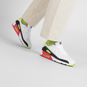 Giay Nike Air Max 90 'White Volt Rush Pink' DQ4071-100