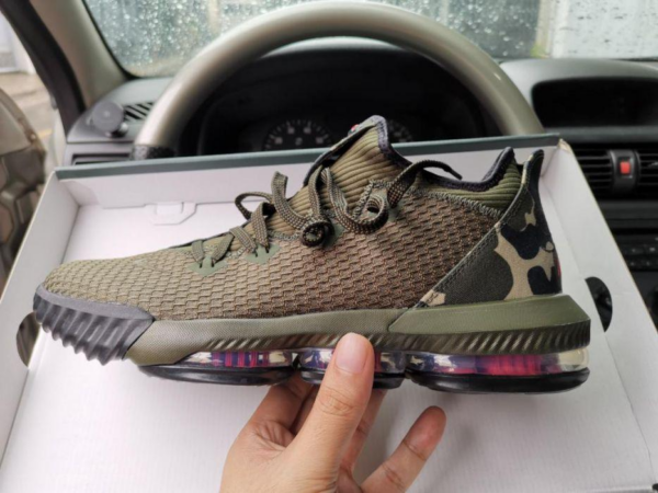 Giày Nike LeBron 16 Low 'Camo' CI2668-300 - Ảnh 7