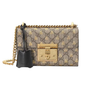 Túi Gucci Padlock GG Bees 'Beige Black' 409487-9F26G-8319