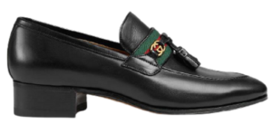 Giày Gucci Loafer With Web And Interlocking G 624316 1W610 1066