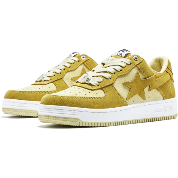 Giày A Bathing Ape Bape Sta 'Suede Yellow' 1I70-291-007 - Ảnh 2