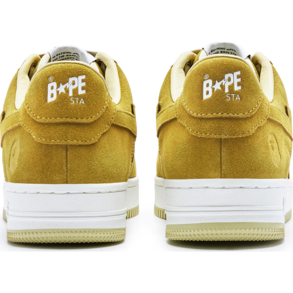 Giày A Bathing Ape Bape Sta 'Suede Yellow' 1I70-291-007 - Ảnh 3