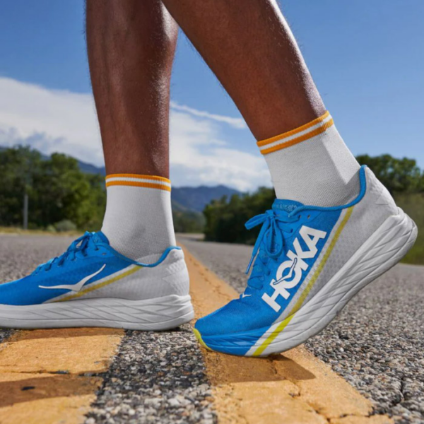Giày Hoka One One Unisex Rocket X White Diva Blue 1113532-WDVB - Ảnh 2