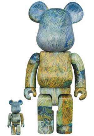 Mô Hình Bearbrick Van Gogh (Country Road in Provence by Night)