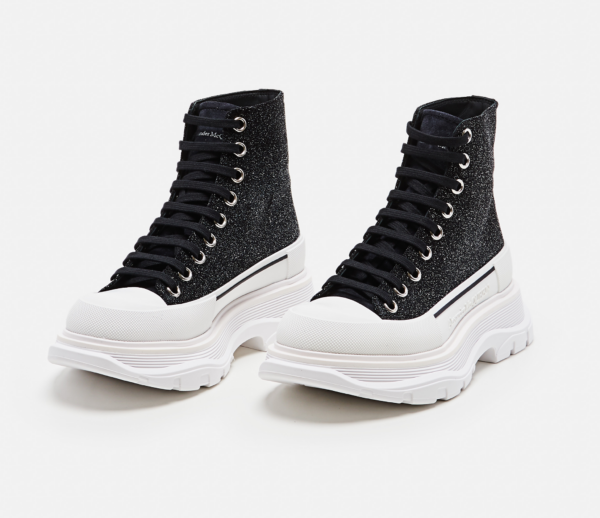 Giày Alexander McQueen Wmns Tread Slick Boot 'Galaxy Black' 633900-WHW57-1027 - Ảnh 6