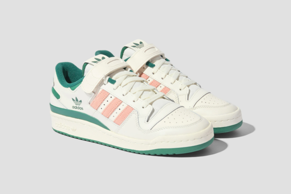 Giày Adidas Forum 84 Low 'Collegiate Green Glow Pink' H01671 - Ảnh 10