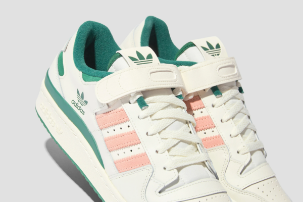 Giày Adidas Forum 84 Low 'Collegiate Green Glow Pink' H01671 - Ảnh 9