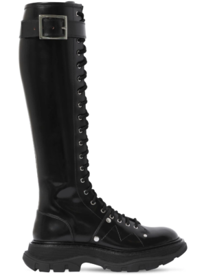 Giày Alexander McQueen Tread Lace Up Boot 595466-WHZ81-1081