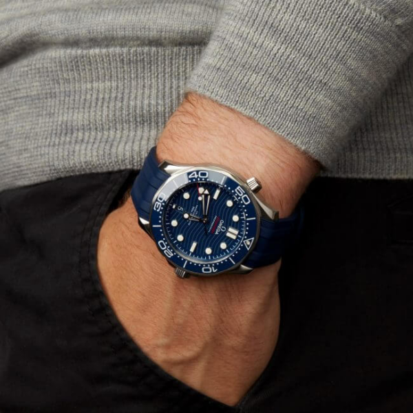 Đồng Hồ Omega Seamaster Automatic 'Blue' 210-32-42-20-03-001 - Ảnh 5