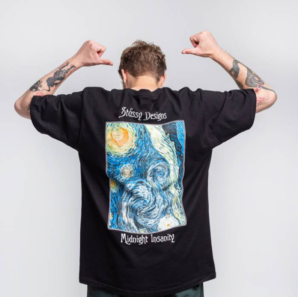 Áo Stussy Midnight Insanity Tee 'Black' - Ảnh 2