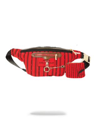 Sprayground Reverse Shark In Paris Crossbody 'Red'