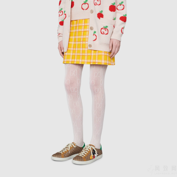 Giày Disney x Gucci Wmns Ace 'Mickey Mouse Ebony' 604049-HZE10-8484 - Ảnh 2