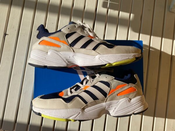 Giày Adidas Yung 96 'Raw White Navy' F35017 - Ảnh 5