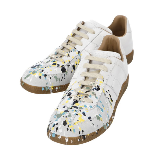 Giày Maison Margiela Paint Drop 'Light Grey' S58WS0101P1892H8614 - Ảnh 2