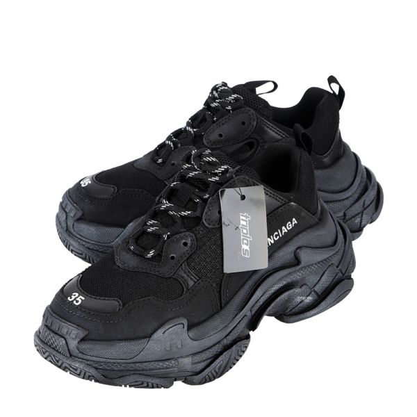 Giày Balenciaga Wmns Triple S 'Black' 531388-W09OM-1000 - Ảnh 3