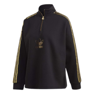 Áo Adidas Quarter-Zip Sweatshirt Black GK1726