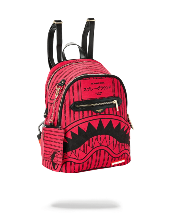 Sprayground Pink Reverse Shark In Paris Savage - Ảnh 2
