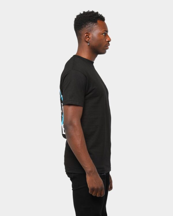 Áo Anti Social Social Club x Fragment Blue Bolt Tee Black ASSC-XFBBTBK - Ảnh 4