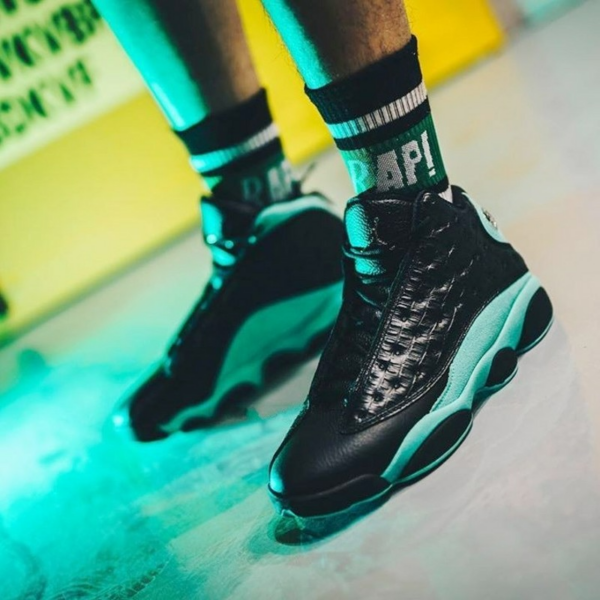 Giày Nike Air Jordan 13 Retro GS 'Island Green' 884129-030 - Ảnh 3
