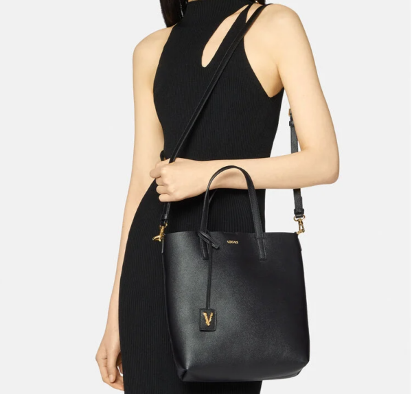 Túi Versace Virtus Tote Black 1002242-DV3GRN-KVO41 - Ảnh 2