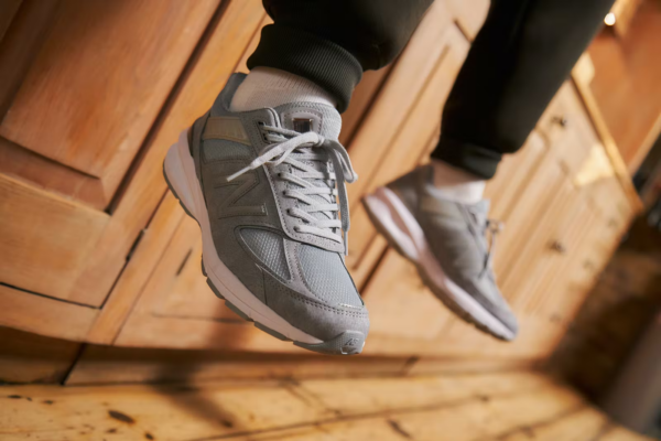 Giày New Balance Men 990v5 'Grey' Made In USA M990JS5 - Ảnh 3