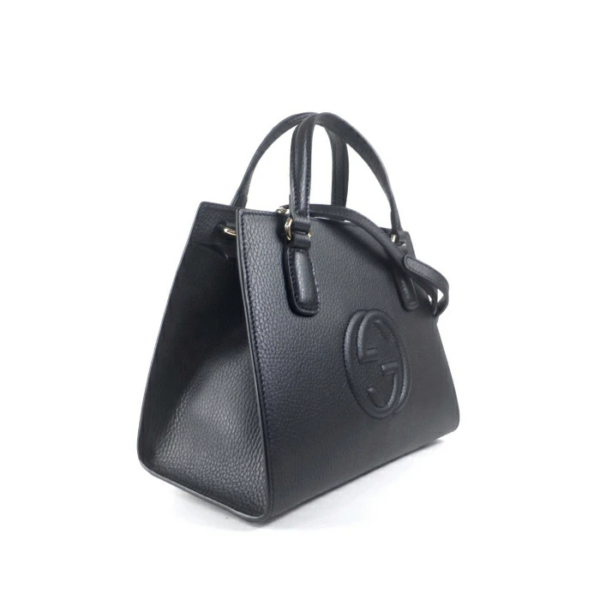 Túi Gucci Soho Top Tote Bag 607722 CAO0G 1000 - Ảnh 5