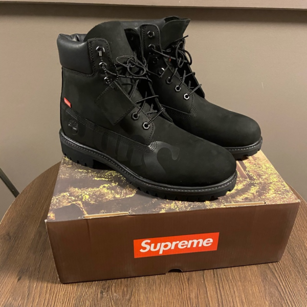 Giày Timberland Supreme x 6 Inch Premium Waterproof Boot 'Big Logo Black' TB-0A2MSQ-001 - Ảnh 2