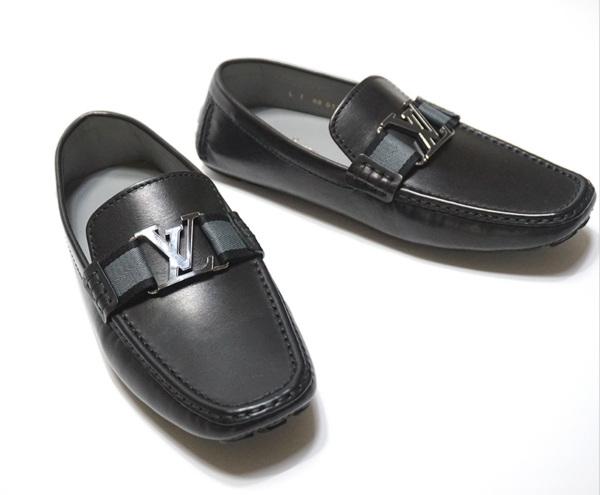Giày Louis Vuitton Monte Carlo Moccasin Loafers Black 7-1A5V1Y0724 - Ảnh 2