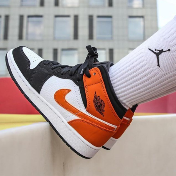 Giày Nike Air Jordan 1 Mid GS 'Shattered Backboard' 554725-058 - Ảnh 3