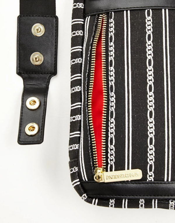 Sprayground Reverse Black Shark In Paris Sling - Ảnh 3
