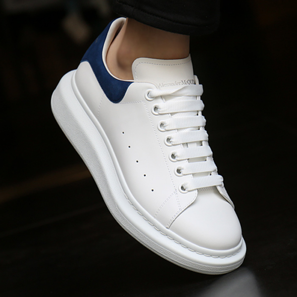 Giày Alexander McQueen Oversized 'White Paris Blue' 553680-WHGP7-9086 - Ảnh 6
