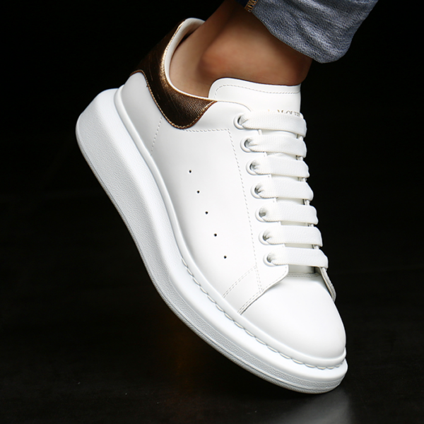 Giày Alexander McQueen Oversized Sneaker 'White Gold' 553680-WHNBG-9075 - Ảnh 7