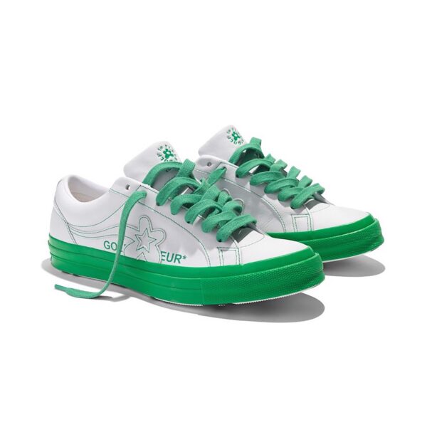 Giày Converse Golf Le Fleur x One Star Ox 'Kelly Green' 164025C - Ảnh 3