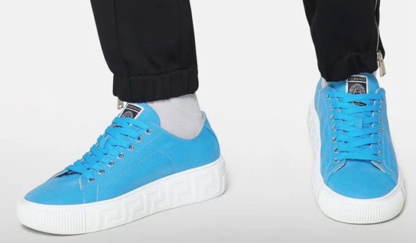 Giày Versace Greca Trainers 'Blue' DSU8404-DTE3G-1U30P - Ảnh 5