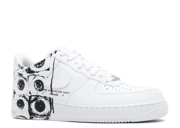 Giày Nike x Comme des Garcons x Supreme Air Force 1 923044-100 - Ảnh 4
