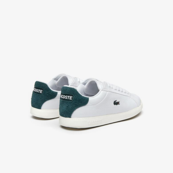 Giày Lacoste Leather Synthetic White Dark Green 738SFA0017-1R5 - Ảnh 5