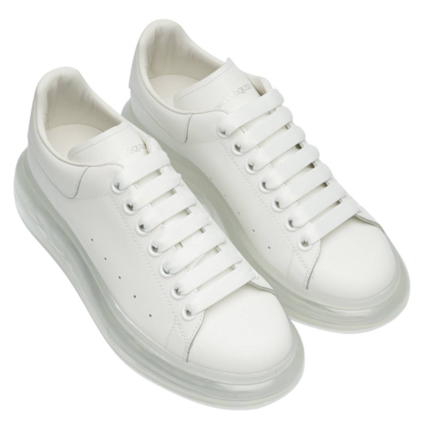 Giày Alexander McQueen 'Clear Sole White' 611698-WHX98-9000 - Ảnh 4