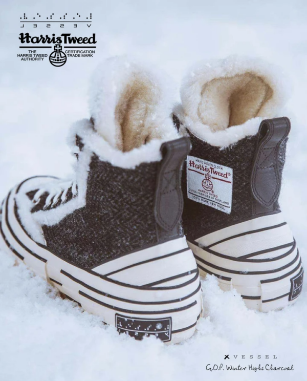 Giày XVESSEL G.O.P. Winter Highs Charcoal - Ảnh 6