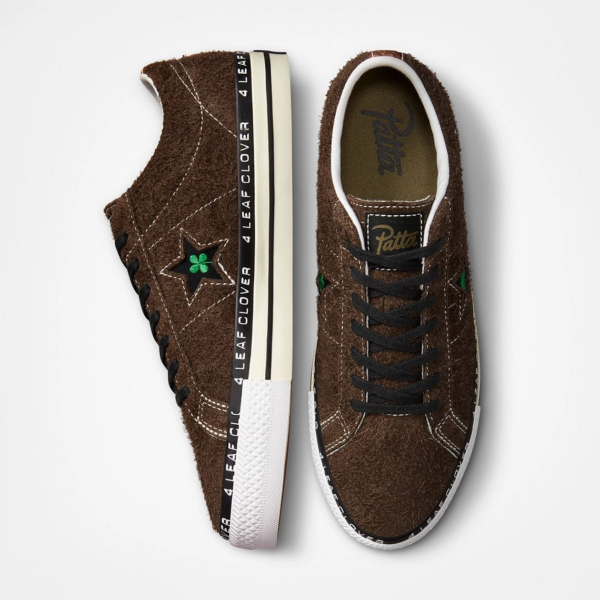 Giay Converse Patta x One Star Pro Low '4 Leaf Clover' A03174C