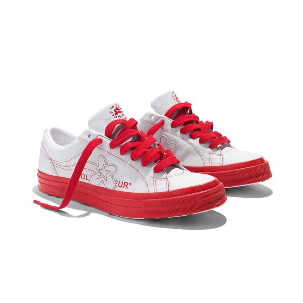 Giày Converse Golf Le Fleur x One Star Ox 'Racing Red' 164026C - Ảnh 3