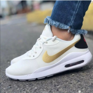 Giay Nike Air Max Oketo Women's 'White Gold Red' AQ2231-105