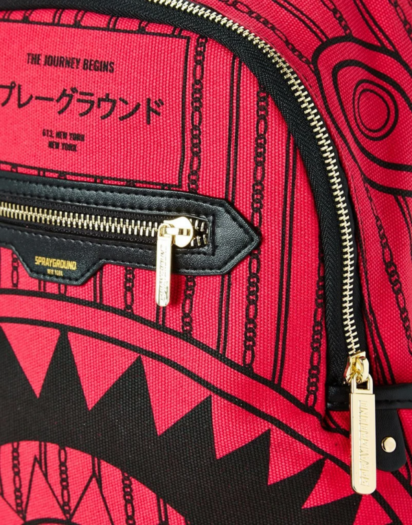 Sprayground Pink Reverse Shark In Paris Savage - Ảnh 5