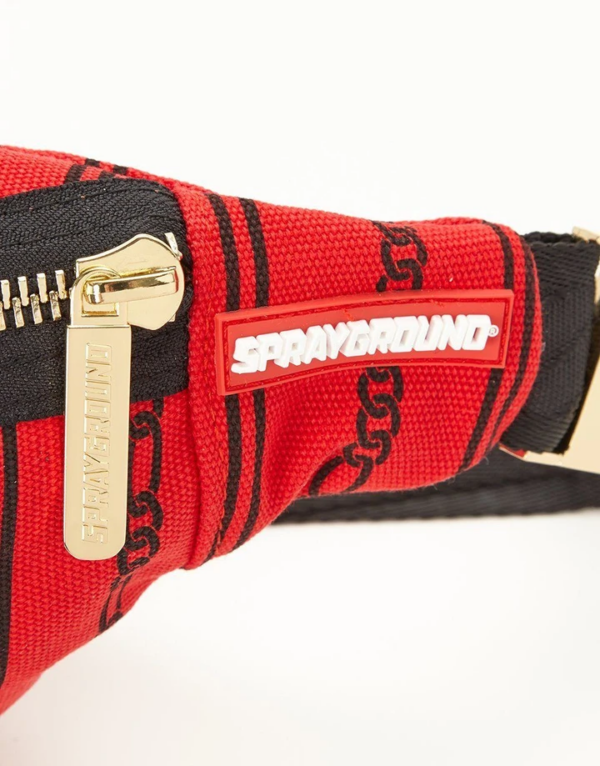 Sprayground Reverse Shark In Paris Crossbody 'Red' - Ảnh 4